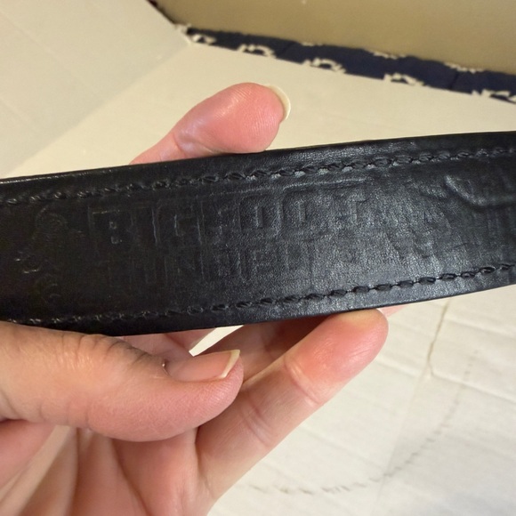 Seattle Seahawks Black Leather Belt - Picture 4 of 5